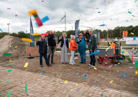 Start of construction celebration for 55 homes Franciscushof Raalte